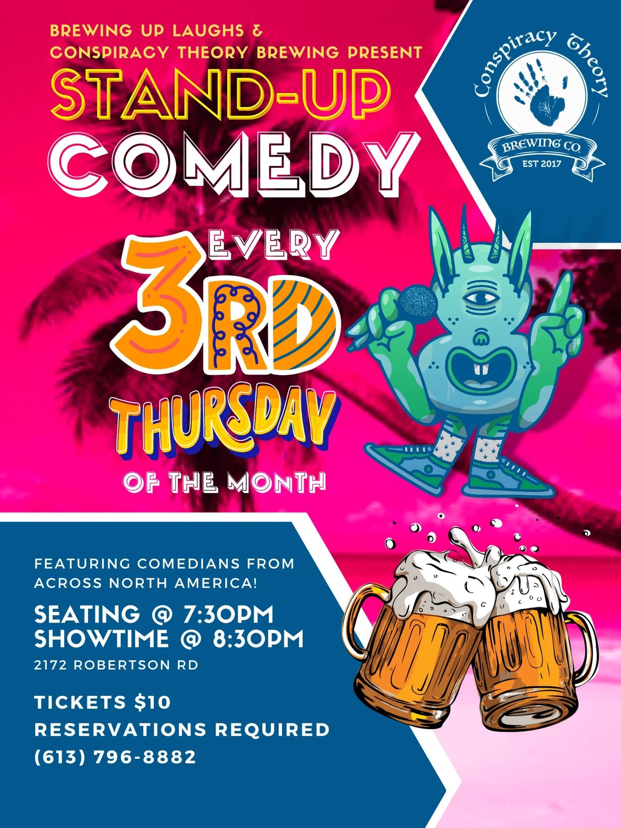 Ottawa Craft Brewery Conspiracy Theory Brewing Company